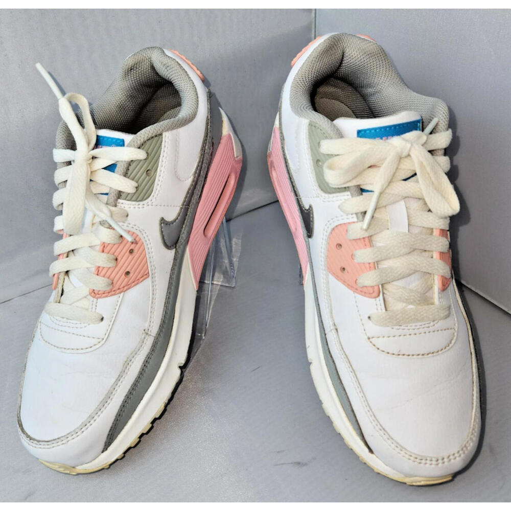 womens Nike Air Max 90 Black Grey Hyper Pink size 7